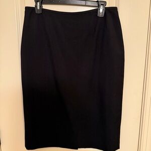 Kasper Classic Black Pencil Skirt